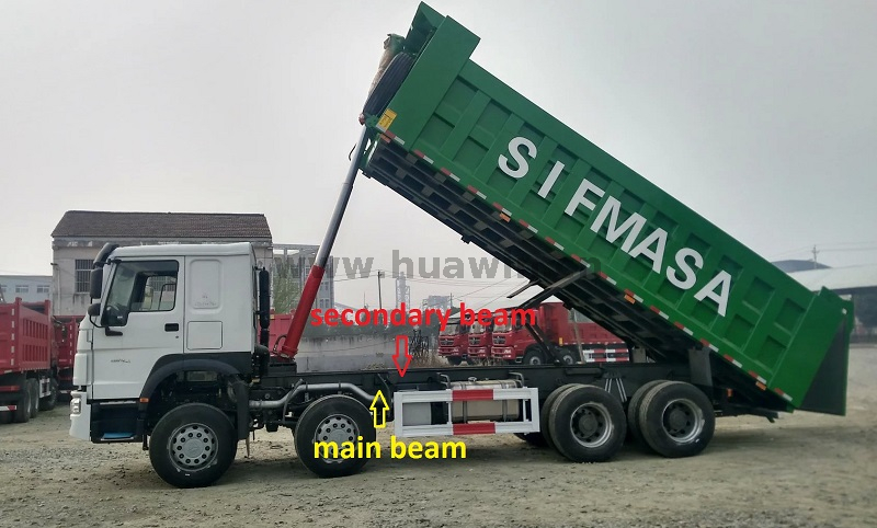 Camion à benne basculante SINOTRUK HOWO 8X4 12 roues 45T