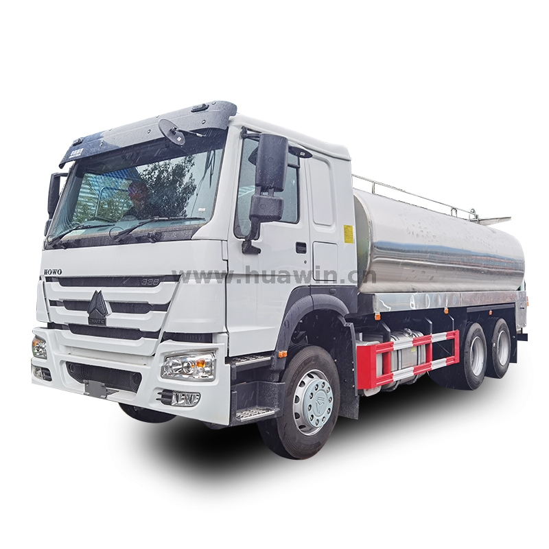 Camion-citerne de transport de lait de camion-citerne alimentaire HOWO 6X4